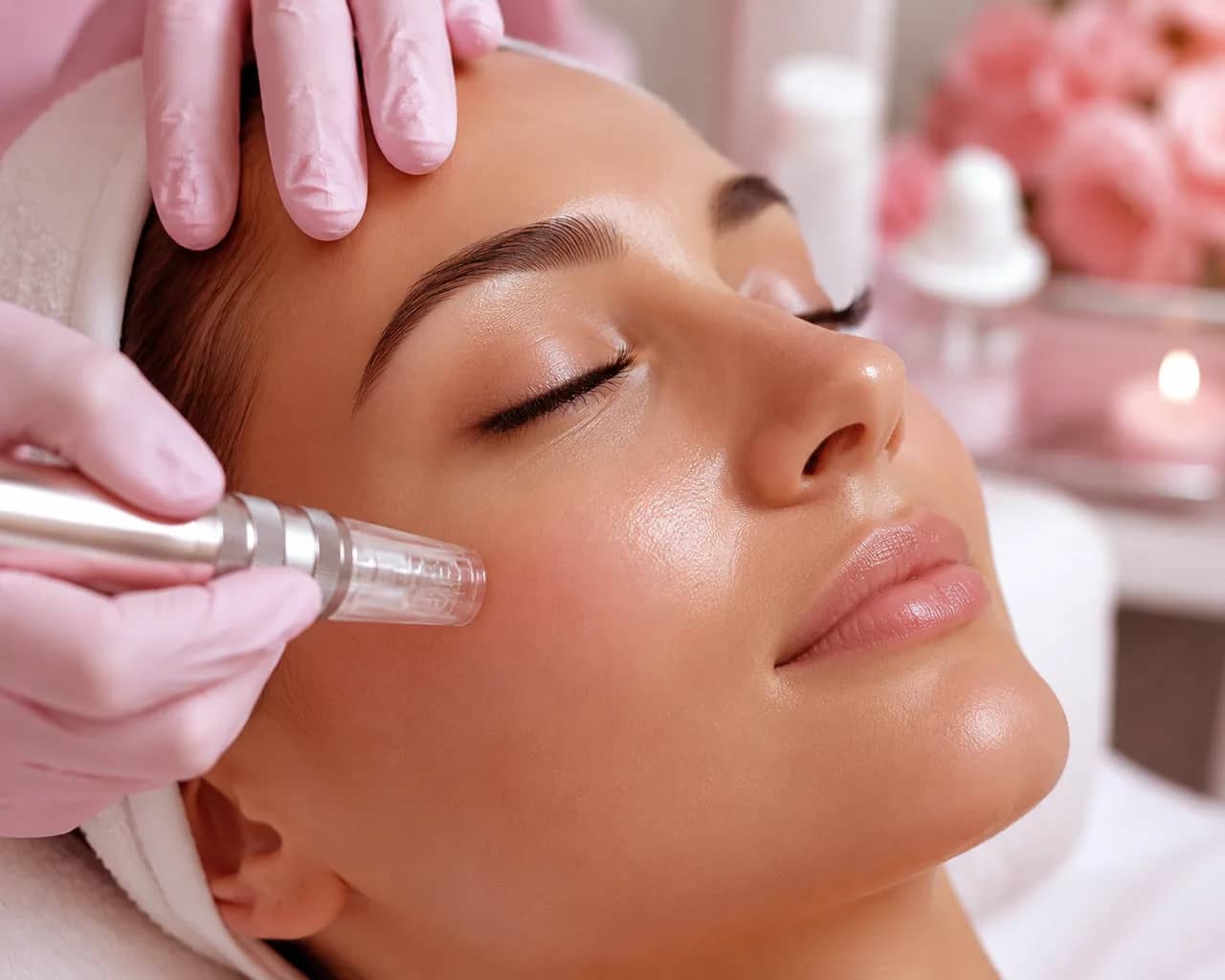 Microneedling behandeling voor stralende huid